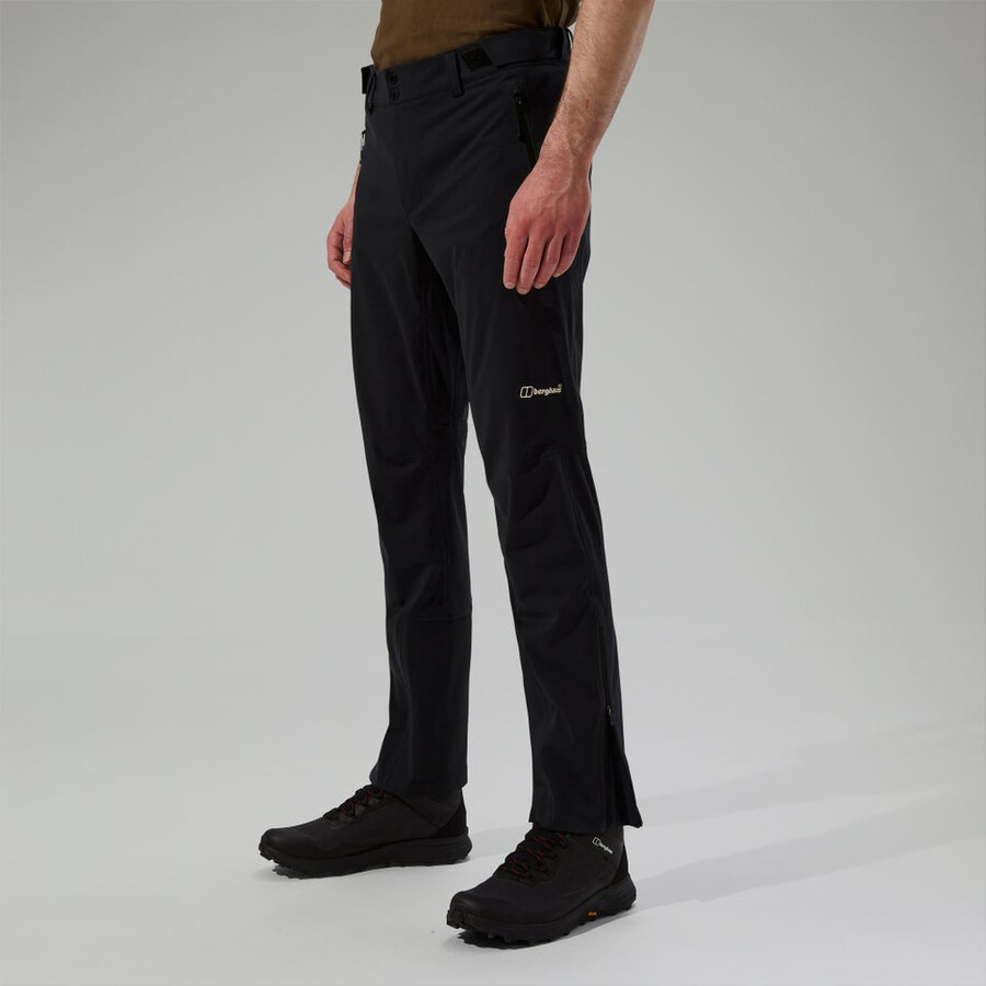 mens ridge-roamer softshell pant - black berghaus