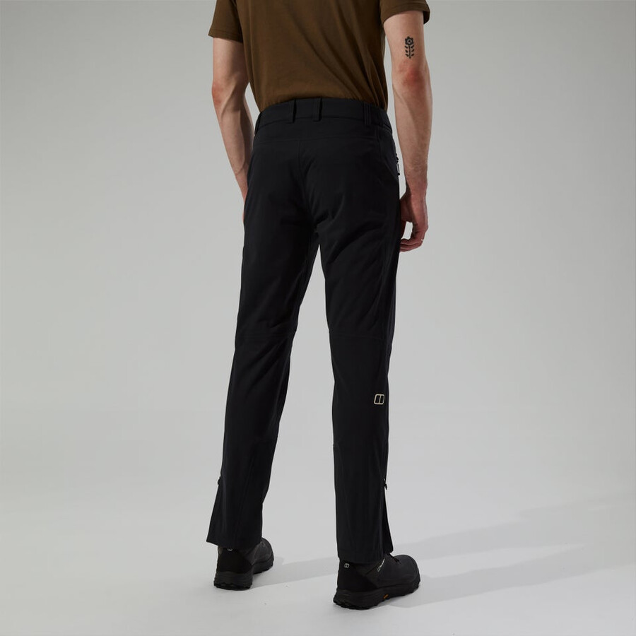 mens ridge-roamer softshell pant - black berghaus