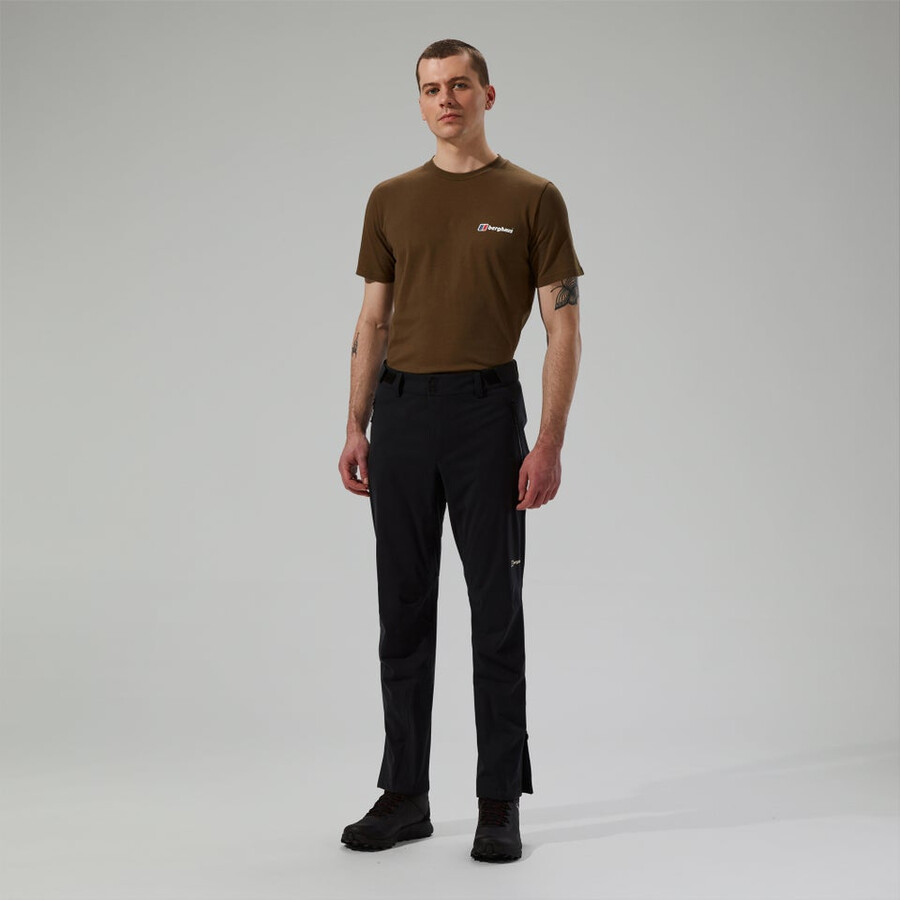 mens ridge-roamer softshell pant - black berghaus