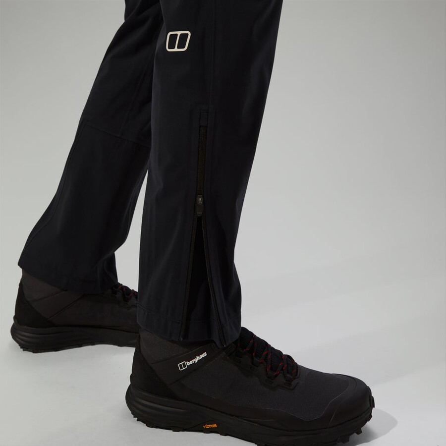 mens ridge-roamer softshell pant - black berghaus