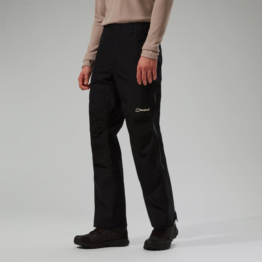 mens ridge-seeker gore-tex waterproof pant - black berghaus