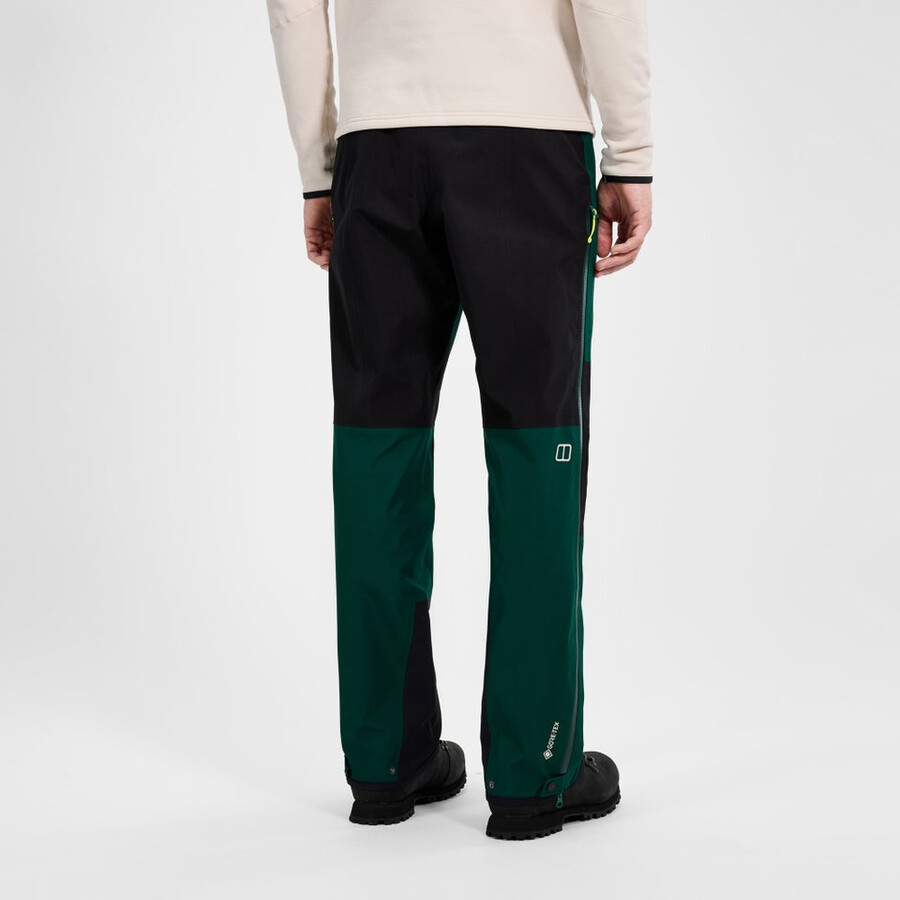 mens ridge-seeker waterproof pant black - greenblack berghaus