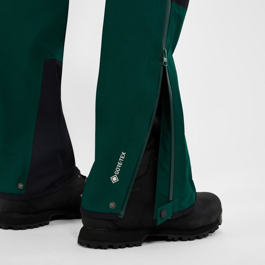 mens ridge-seeker waterproof pant black - greenblack berghaus