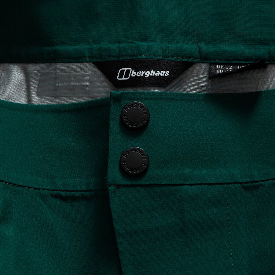 mens ridge-seeker waterproof pant black - greenblack berghaus