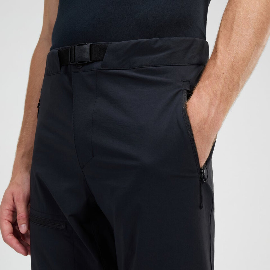 mens trail-explorer zip off pant - black berghaus
