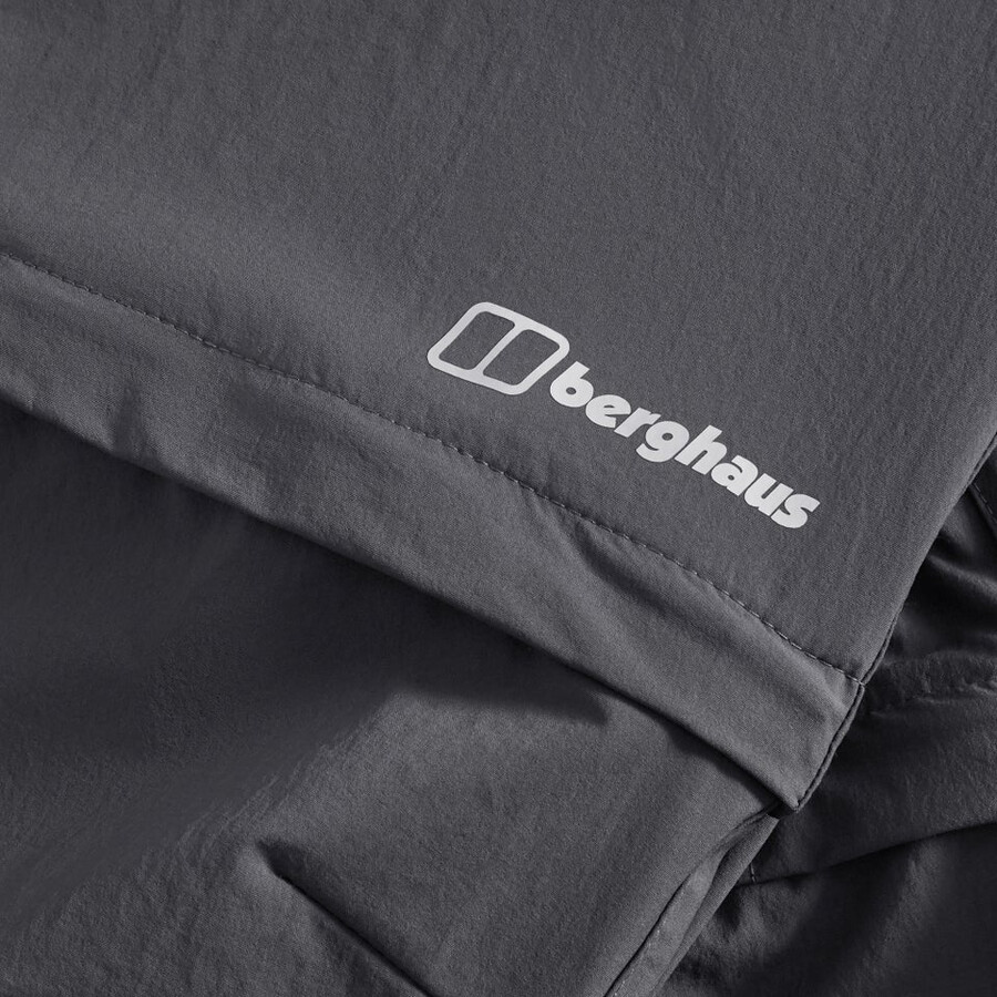 mens trail-explorer zip off pant - grey berghaus