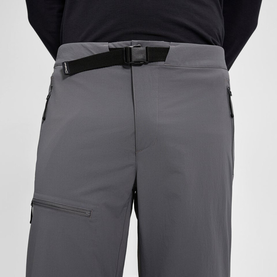 mens trail-explorer zip off pant - grey berghaus
