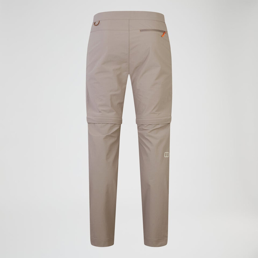 mens trail-explorer zip off pant - natural berghaus