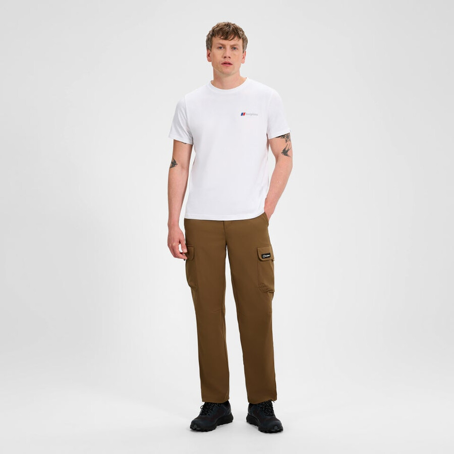 mens everyday cargo pant - brown berghaus