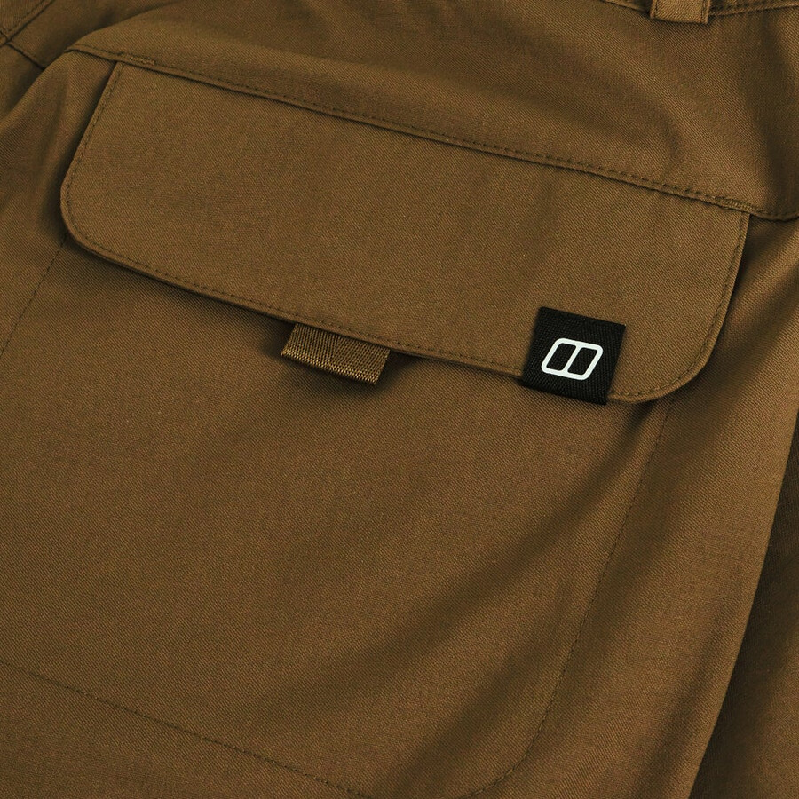 mens everyday cargo pant - brown berghaus