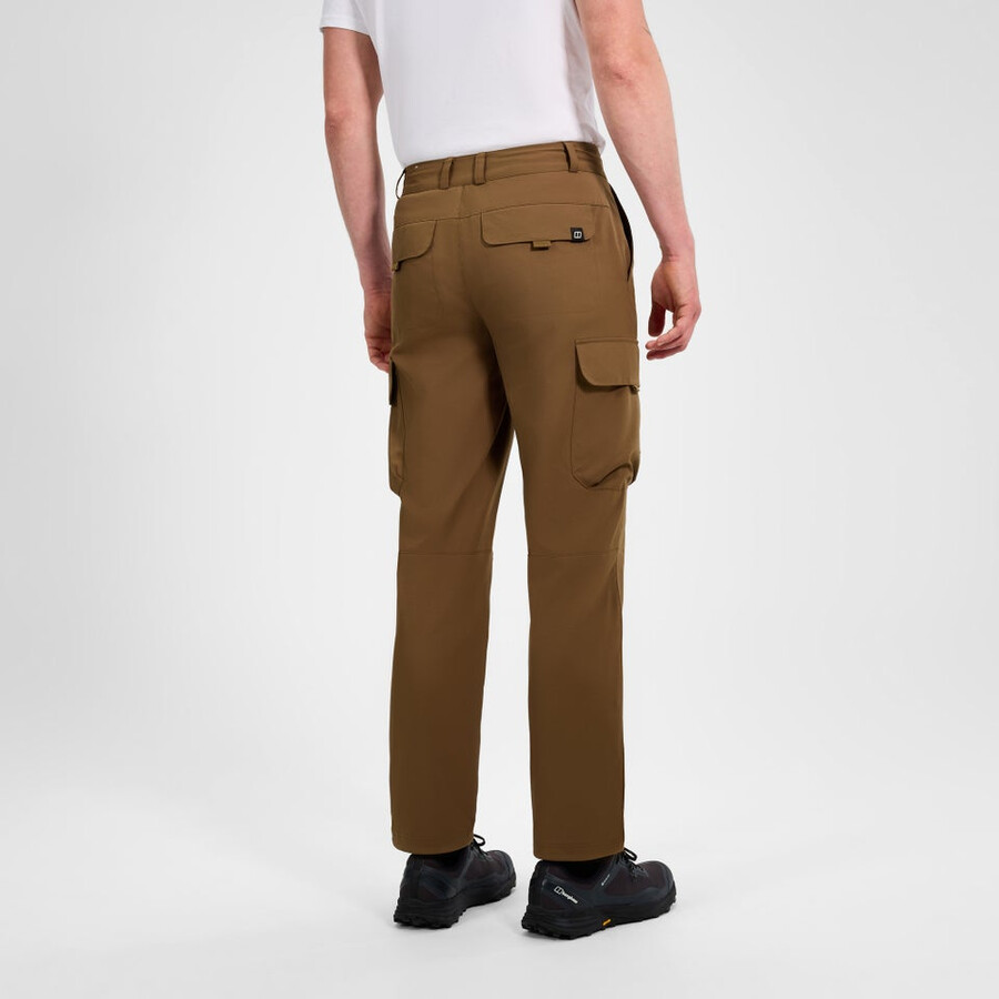 mens everyday cargo pant - brown berghaus