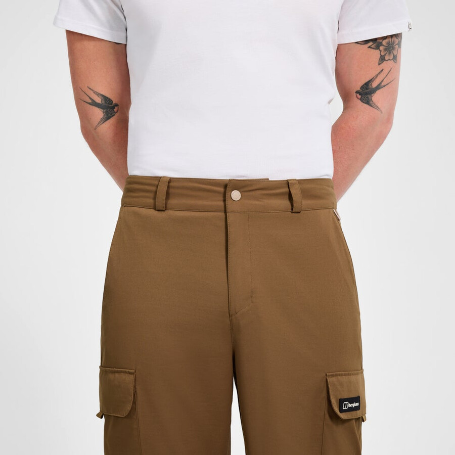 mens everyday cargo pant - brown berghaus