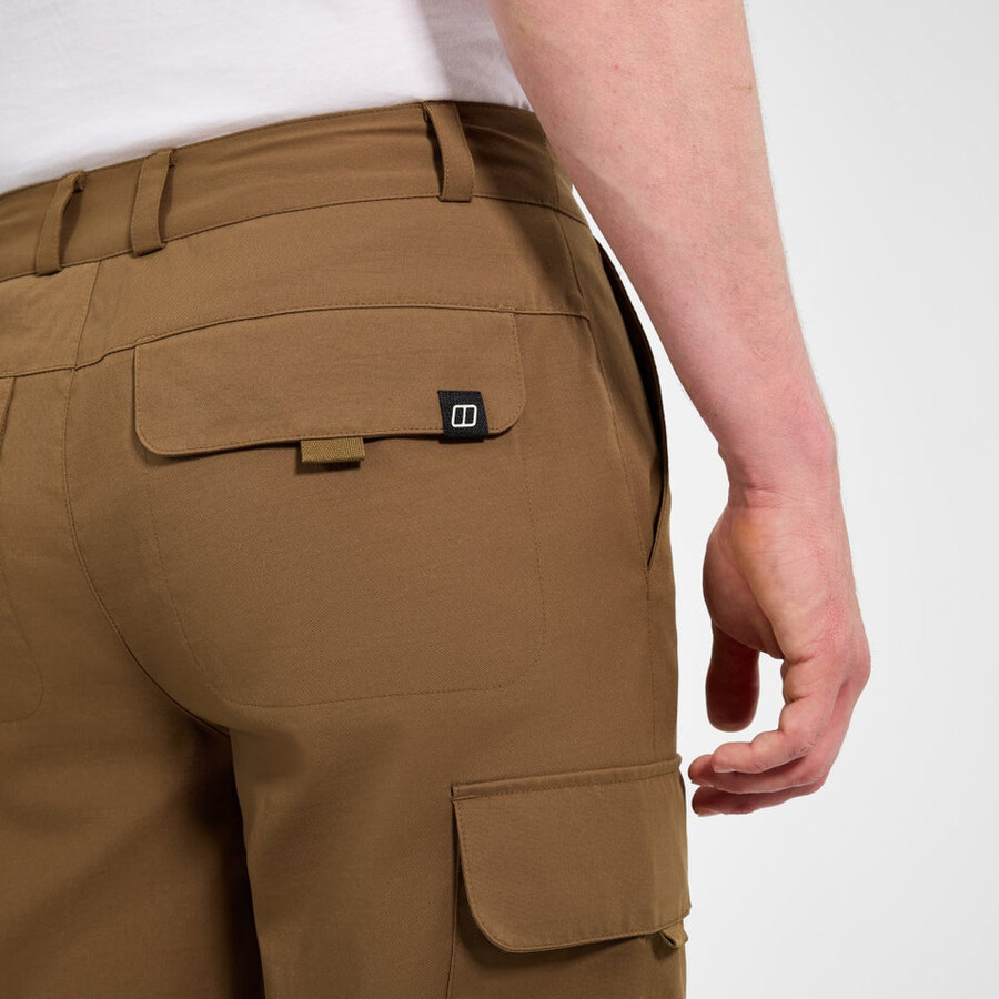 mens everyday cargo pant - brown berghaus