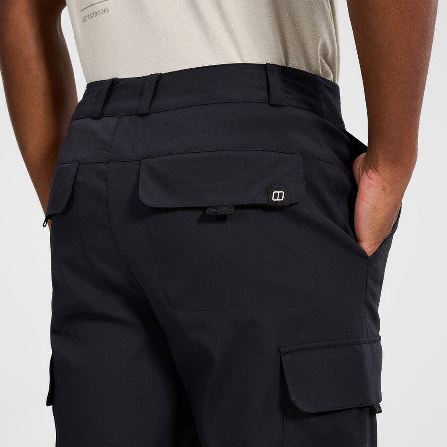 mens everyday cargo pant - black berghaus