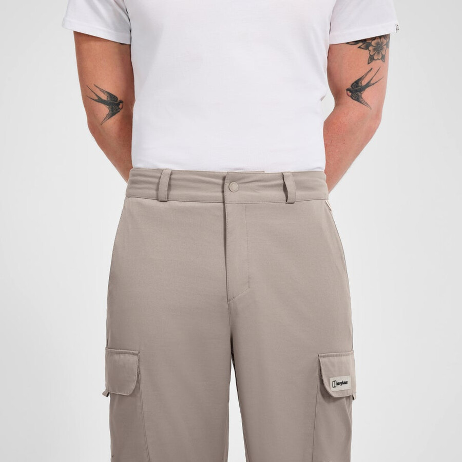 mens everyday cargo pant - natural berghaus