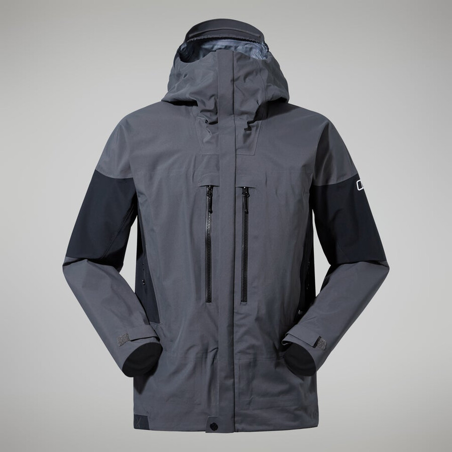 mens mtn guide gore-tex pro jacket - greyblack berghaus