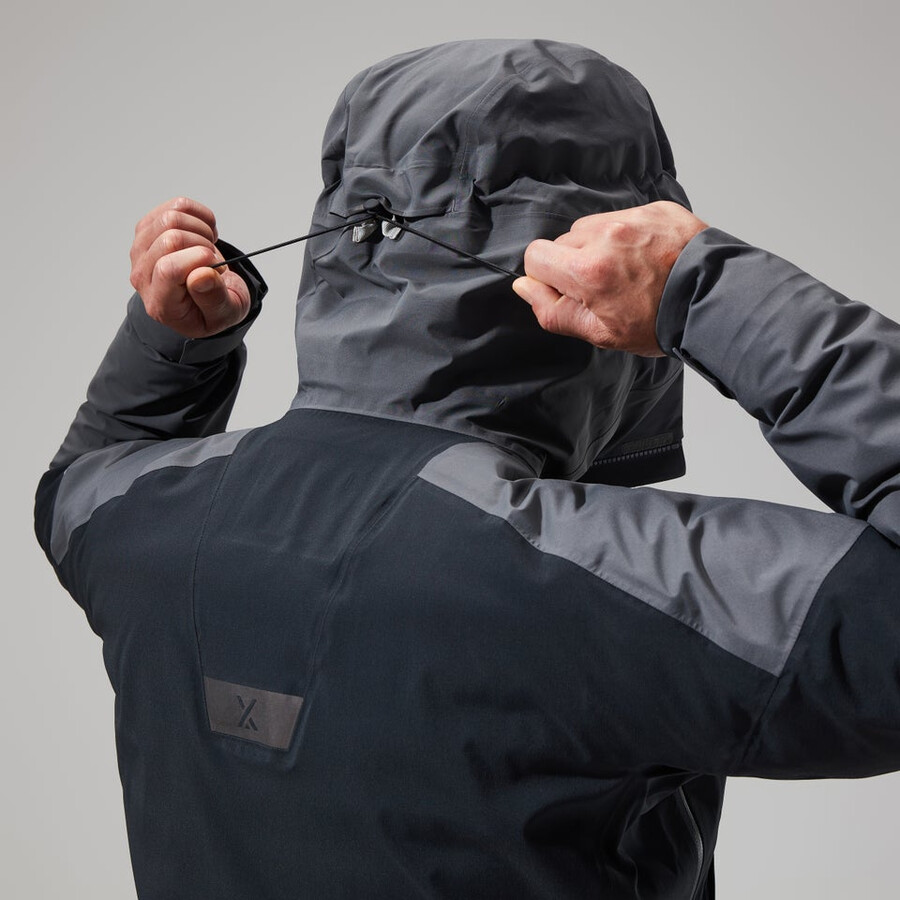 mens mtn guide gore-tex pro jacket - greyblack berghaus
