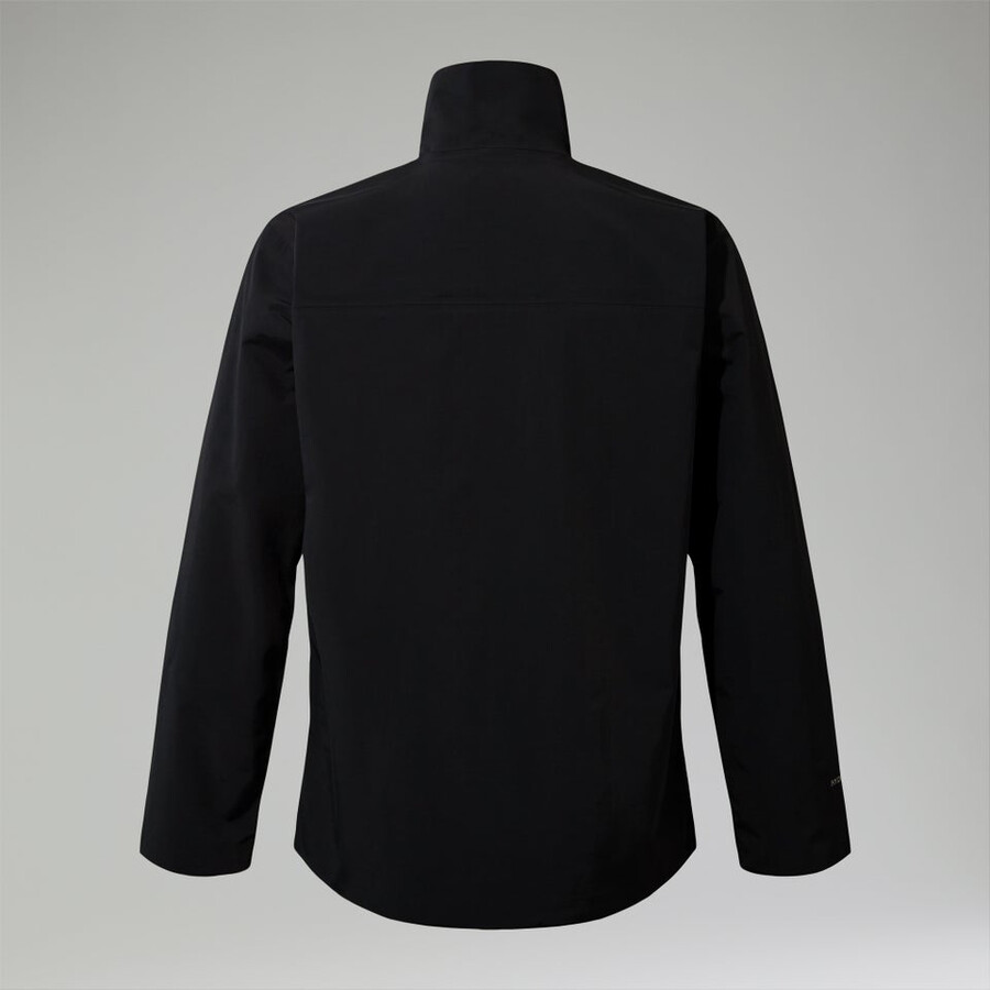 mens woodwalk waterproof jacket black berghaus