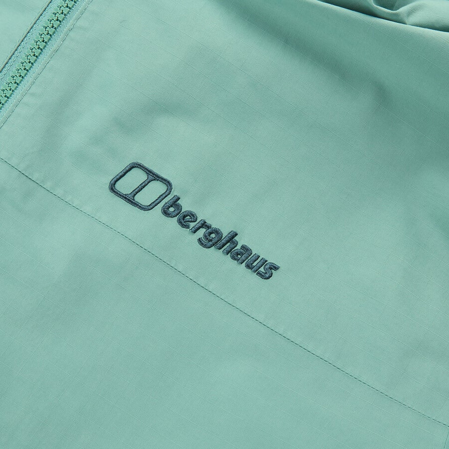 mens woodwalk waterproof jacket - green berghaus