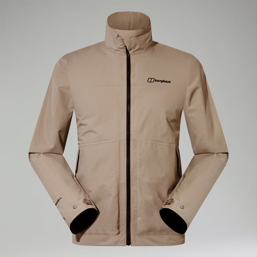 mens woodwalk waterproof jacket - grey berghaus
