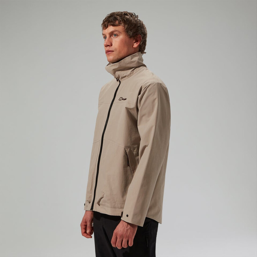 mens woodwalk waterproof jacket - grey berghaus