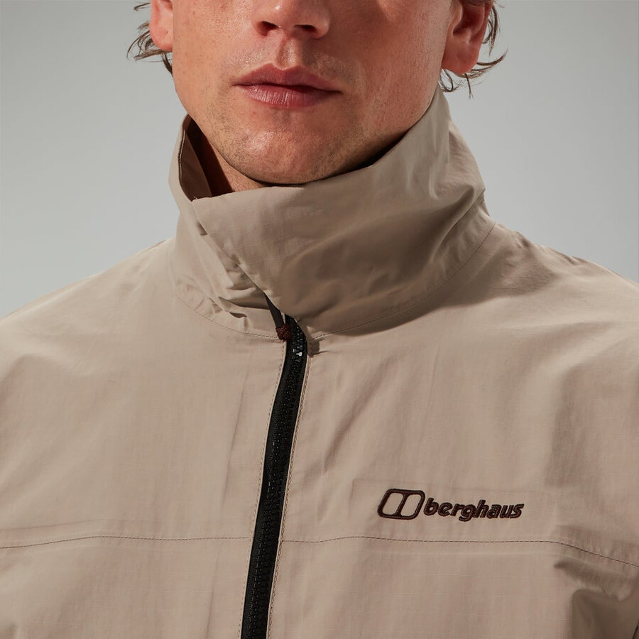 mens woodwalk waterproof jacket - grey berghaus