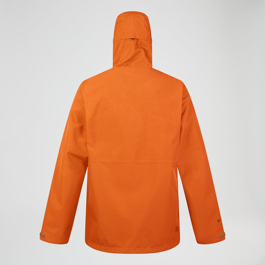 mens bramblfell interactive gore-tex waterproof jacket - orange berghaus