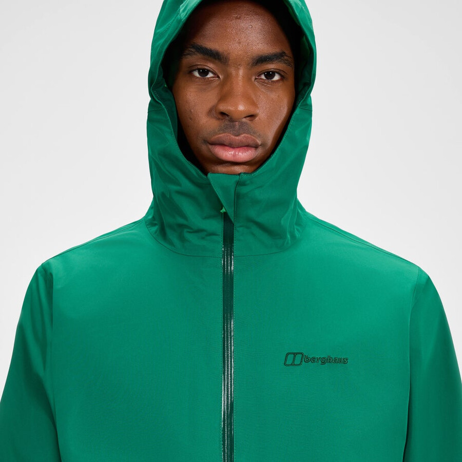mens bramblfell interactive gore-tex waterproof jacket - green berghaus