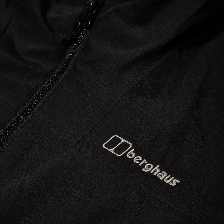 mens deluge pro 3.0 insulated waterproof jacket - black berghaus