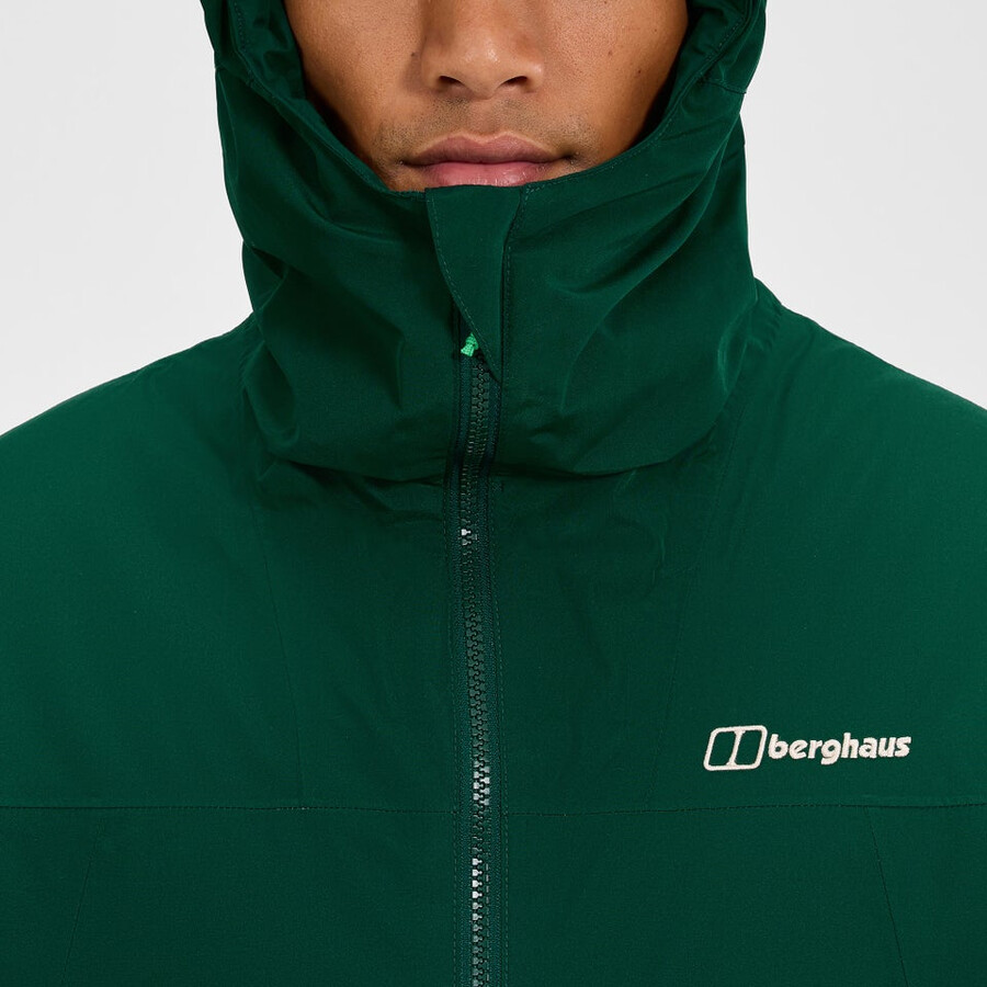 mens deluge pro 3.0 insulated jacket - green berghaus