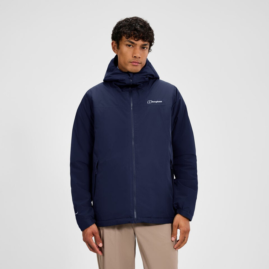 mens deluge pro 3.0 insulated jacket - blue berghaus