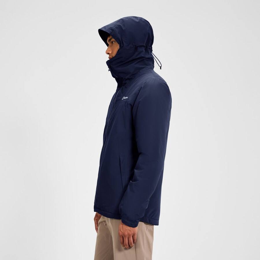 mens deluge pro 3.0 insulated jacket - blue berghaus
