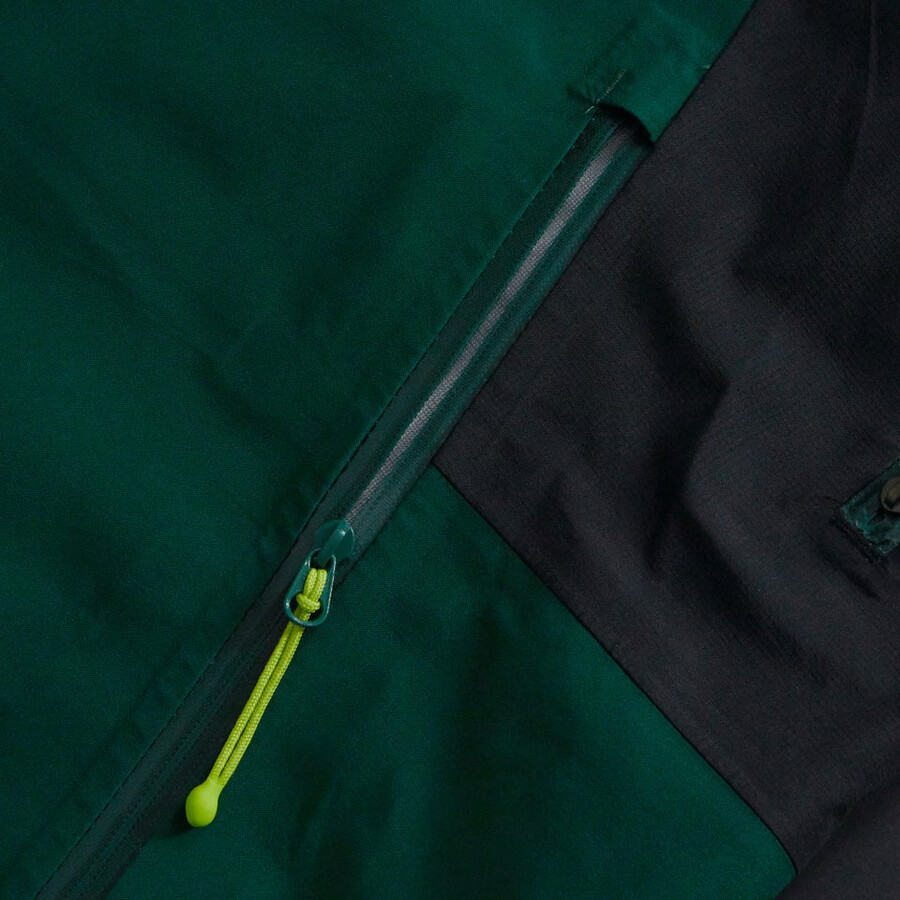mens ridge-seeker waterproof jacket - greenblack berghaus
