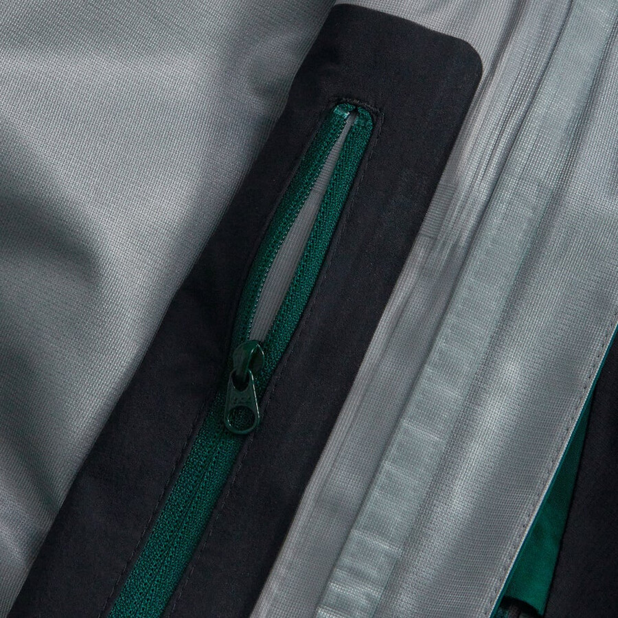 mens ridge-seeker waterproof jacket - greenblack berghaus