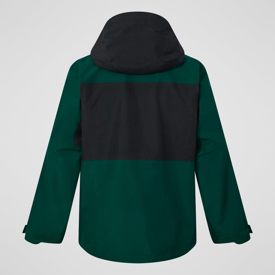 mens ridge-seeker waterproof jacket - greenblack berghaus