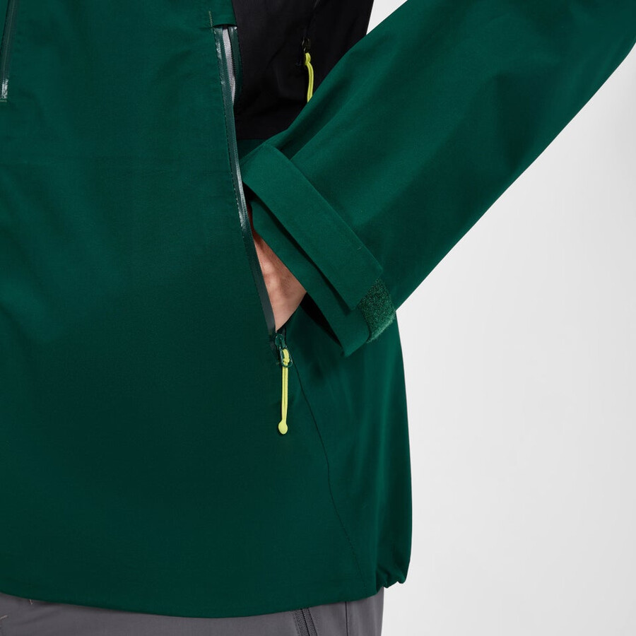 mens ridge-seeker waterproof jacket - greenblack berghaus
