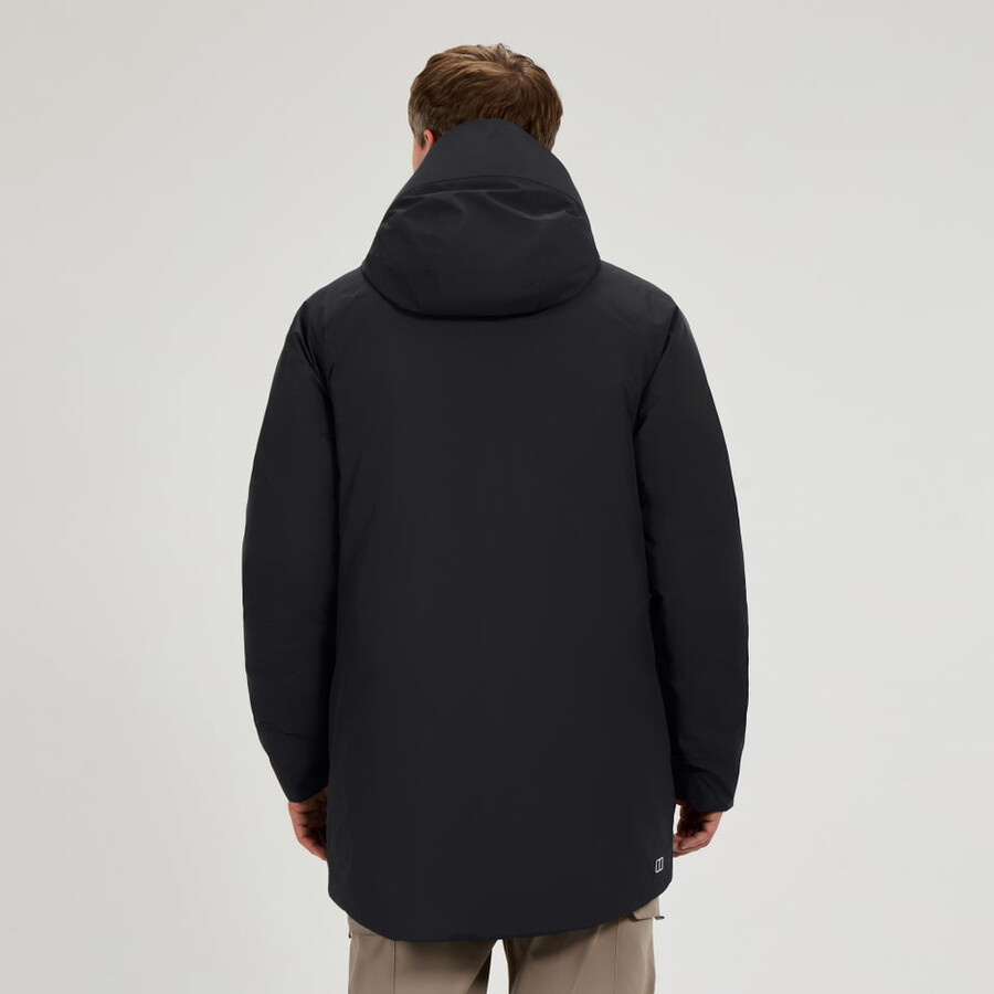 mens fernly gore-tex down parka - black berghaus