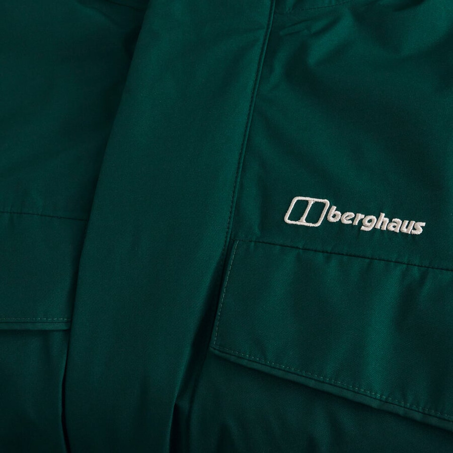 mens fernly gore-tex down parka - green berghaus