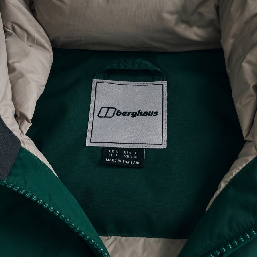 mens fernly gore-tex down parka - green berghaus
