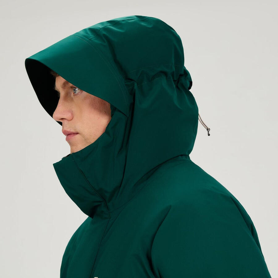 mens fernly gore-tex down parka - green berghaus