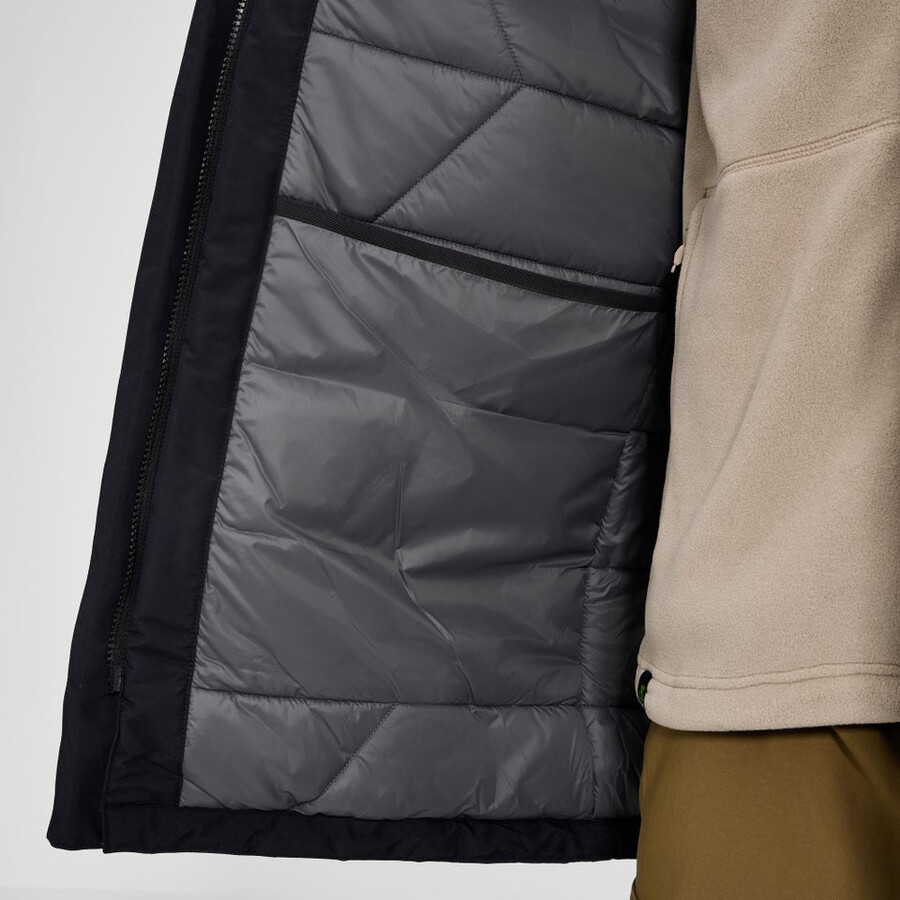 mens wansbeck insulated parka - black berghaus