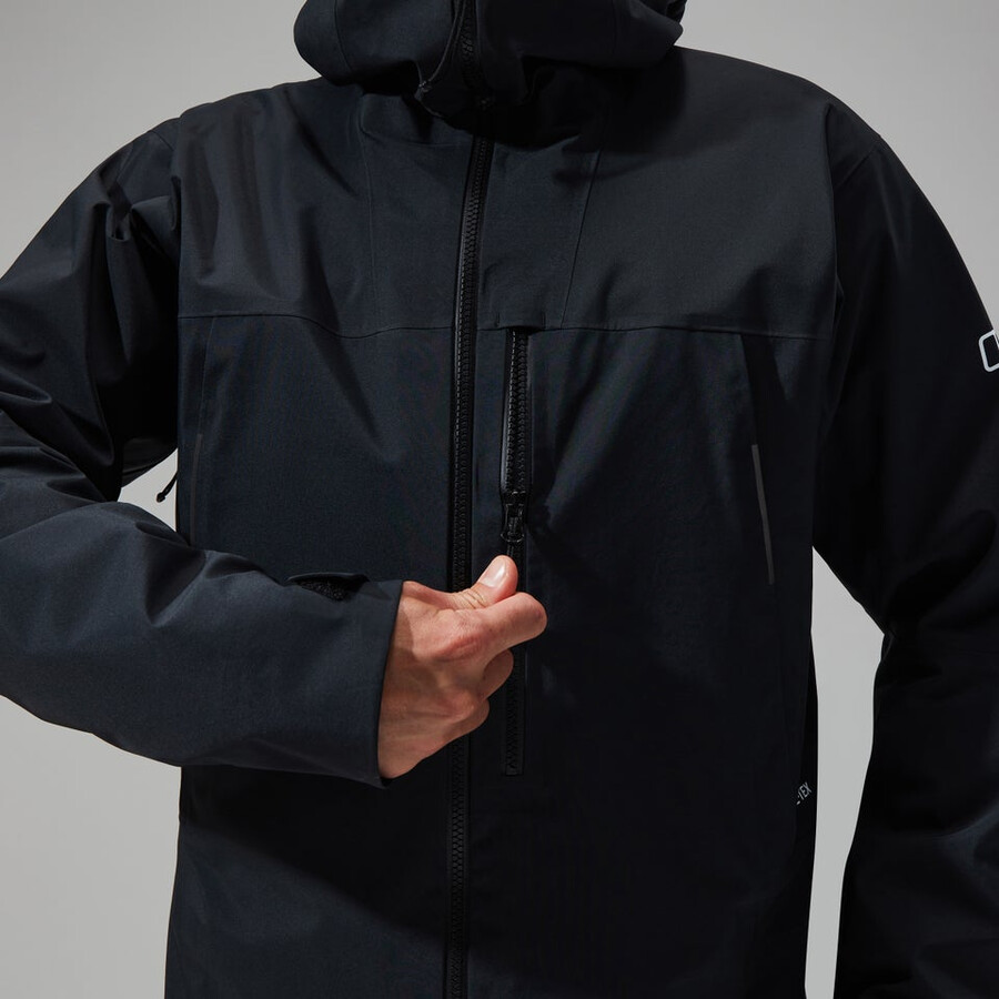 mens mtn seeker gore-tex jacket - black berghaus