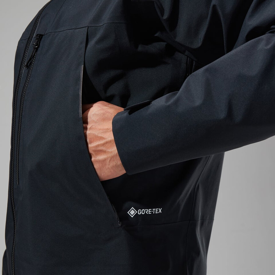 mens mtn seeker gore-tex jacket - black berghaus