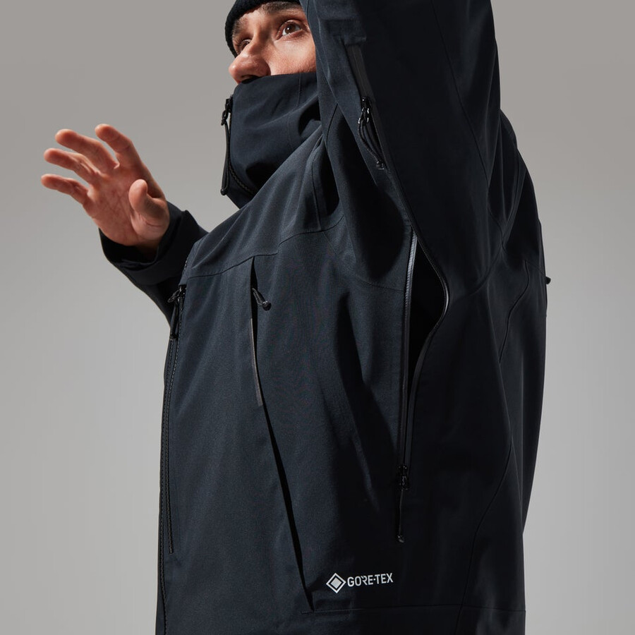 mens mtn seeker gore-tex jacket - black berghaus