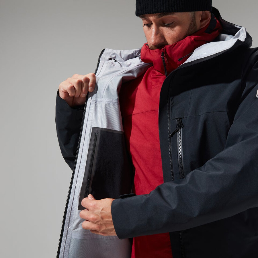 mens mtn seeker gore-tex jacket - black berghaus