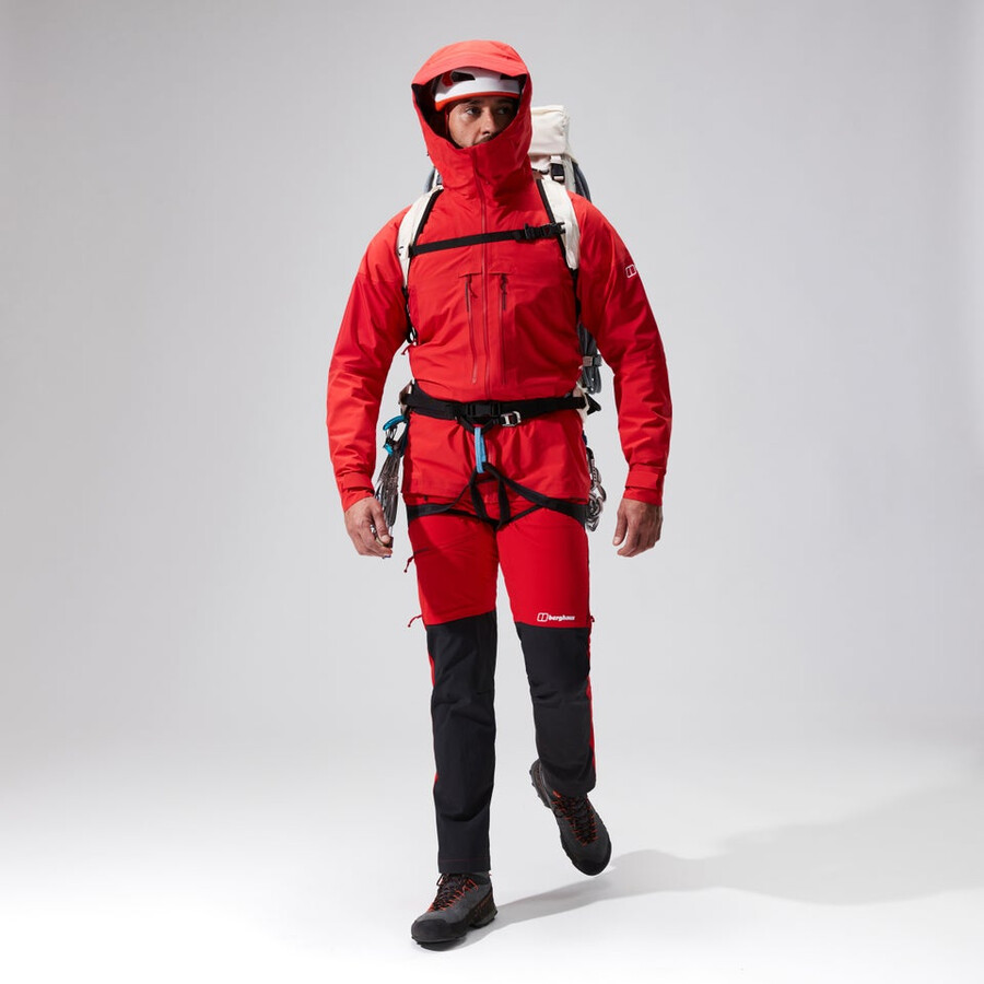 mens mtn guide alpine pro gore-tex jacket - red berghaus