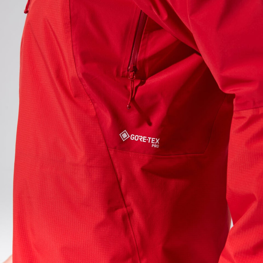 mens mtn guide alpine pro gore-tex jacket - red berghaus