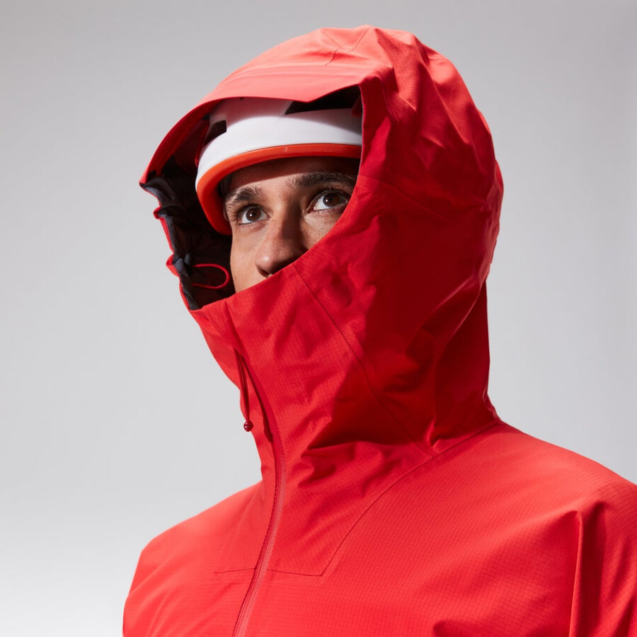 mens mtn guide alpine pro gore-tex jacket - red berghaus