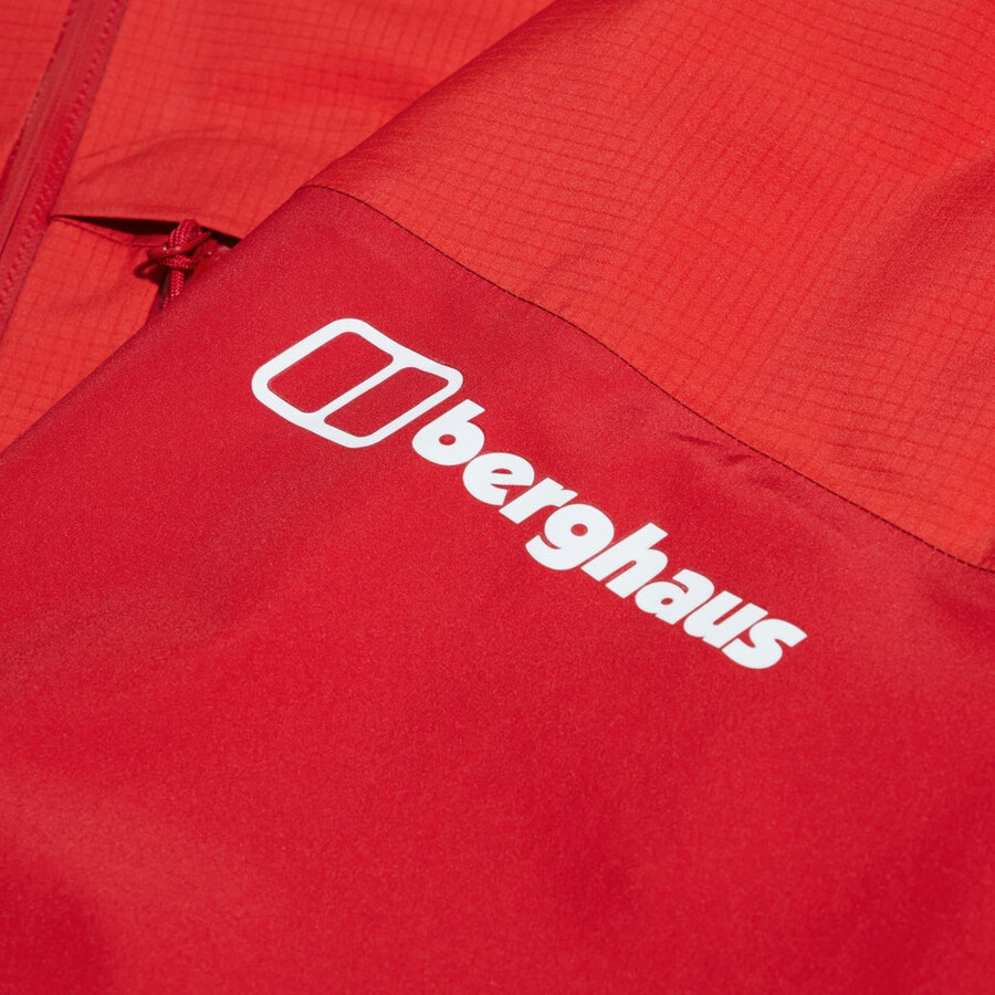 mens mtn guide alpine pro gore-tex jacket - red berghaus