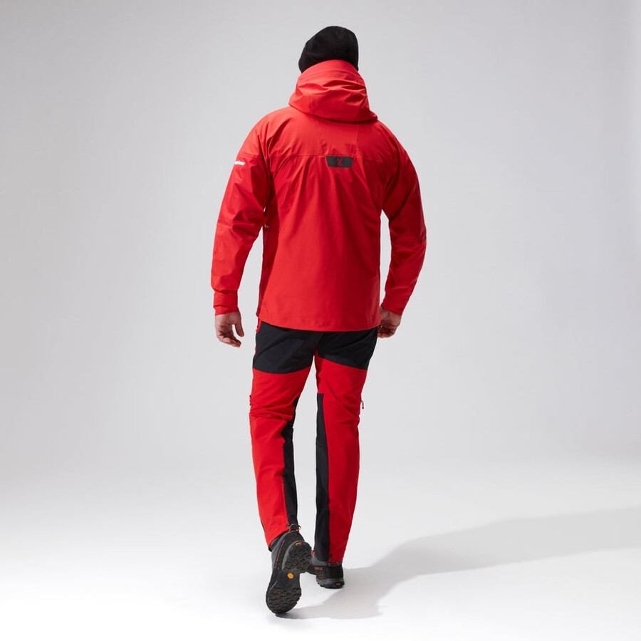 mens mtn guide alpine pro gore-tex jacket - red berghaus